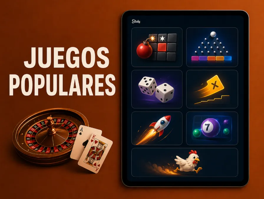 Juegos populares de Stake Casino