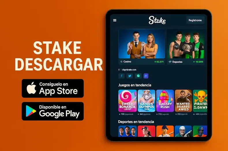 Stake descargar aplicación móvil