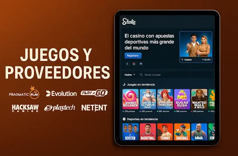 Stake juegos y proveedores